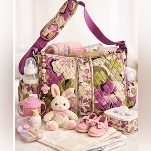 Vera Bradley Messenger Baby Bag – Portobello Road (Retired Floral)